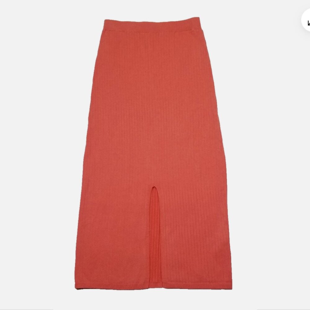 FREE PEOPLE Skyline Straight Midi Skirt 6555E1M